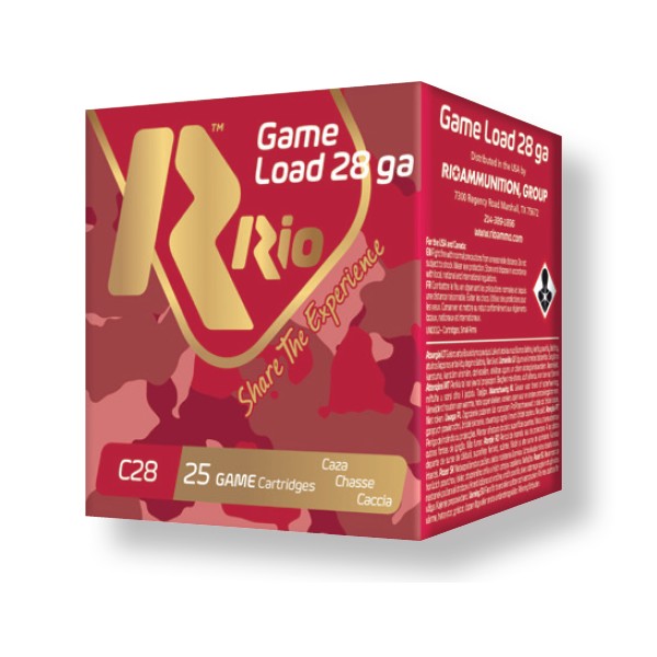 Cartuchos de Caza Rio Game Load Calibres Pequeños