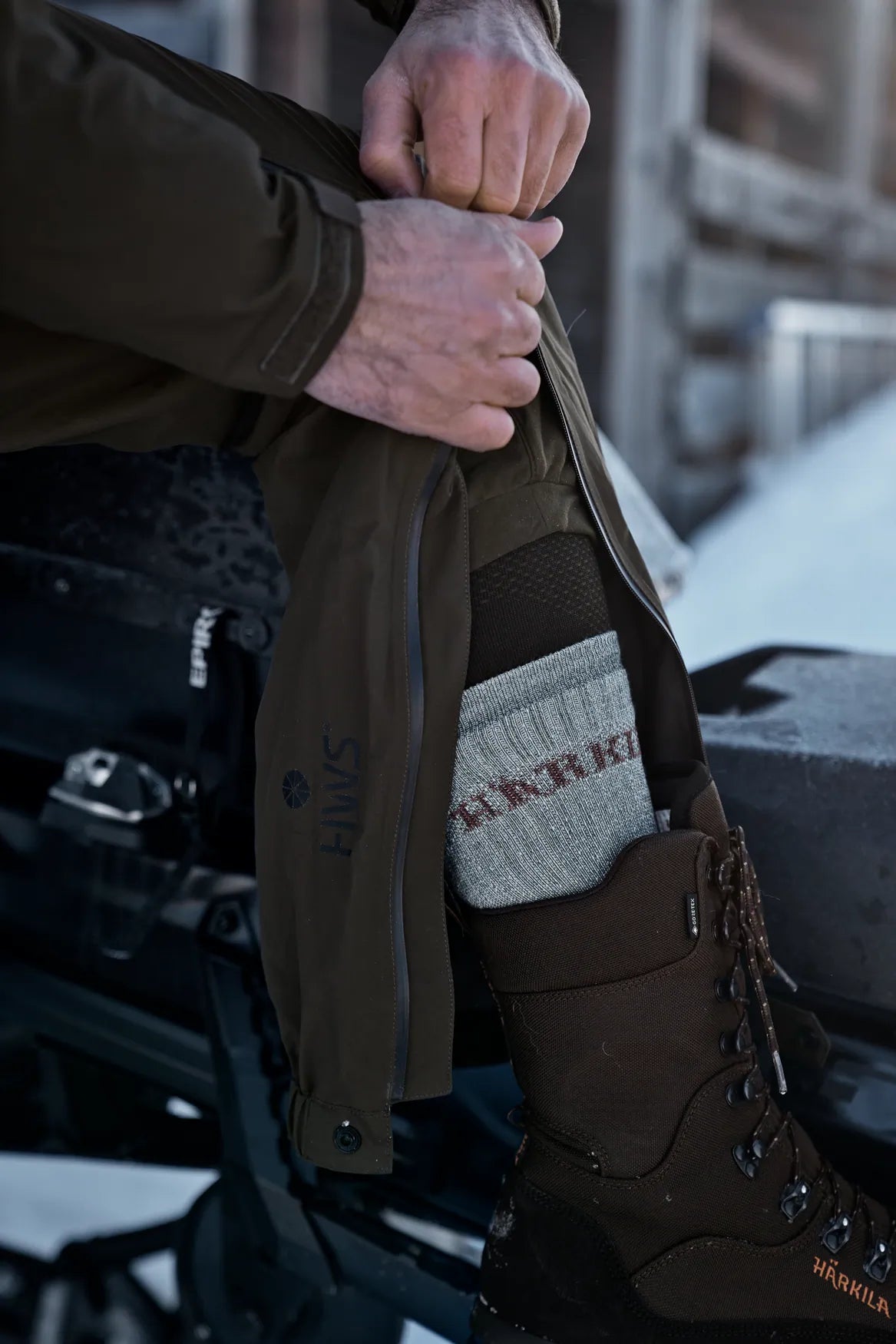 Pantalones Härkila Logmar HWS Plegables