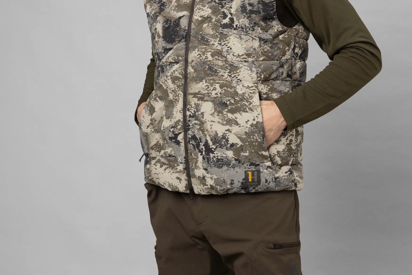 Chaleco Härkila Camo HSP Aislante