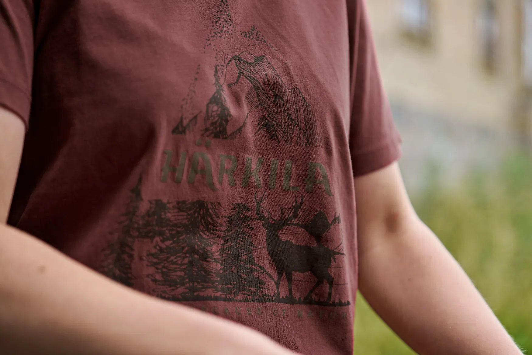 Camiseta Härkila Manga Corta Nature Mujer