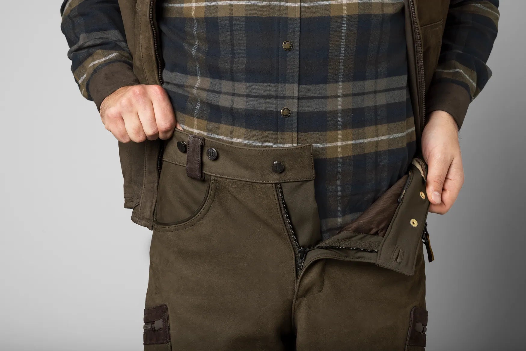Pantalones Härkila Pro Hunter de Cuero