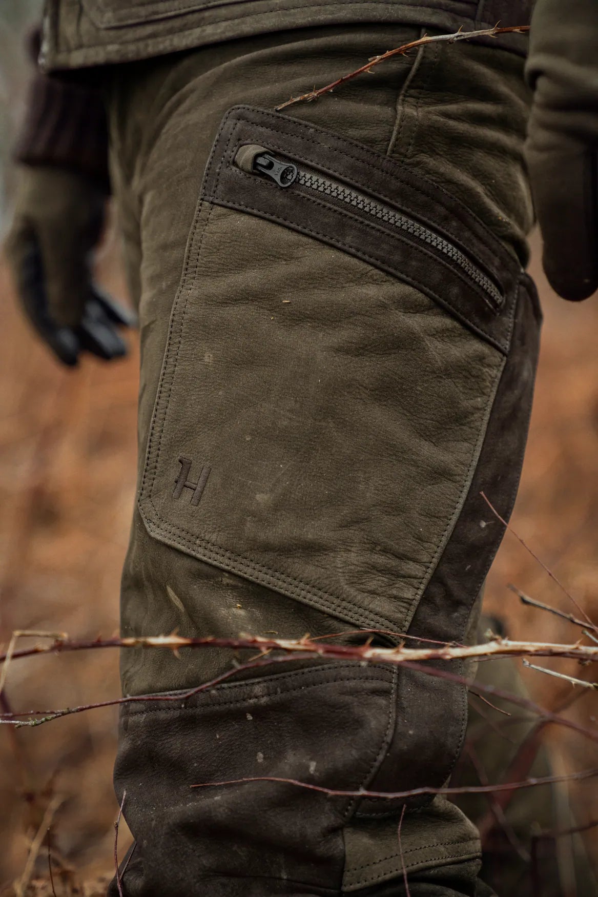 Pantalones Härkila Pro Hunter de Cuero