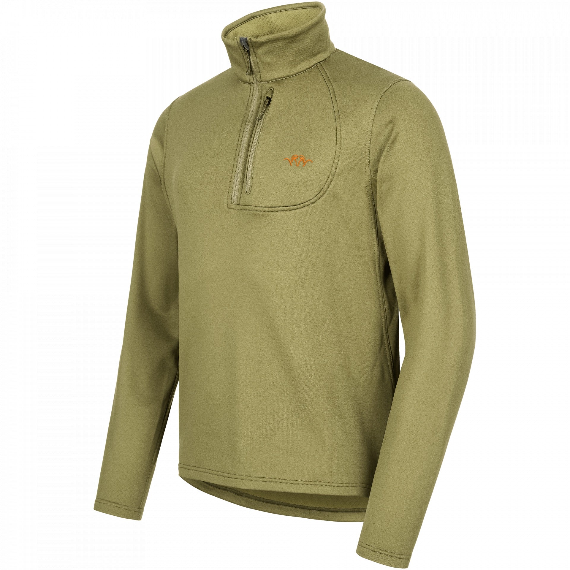 Polar BLASER HunTec Camo / Verde Halfzip Drain Midlayer