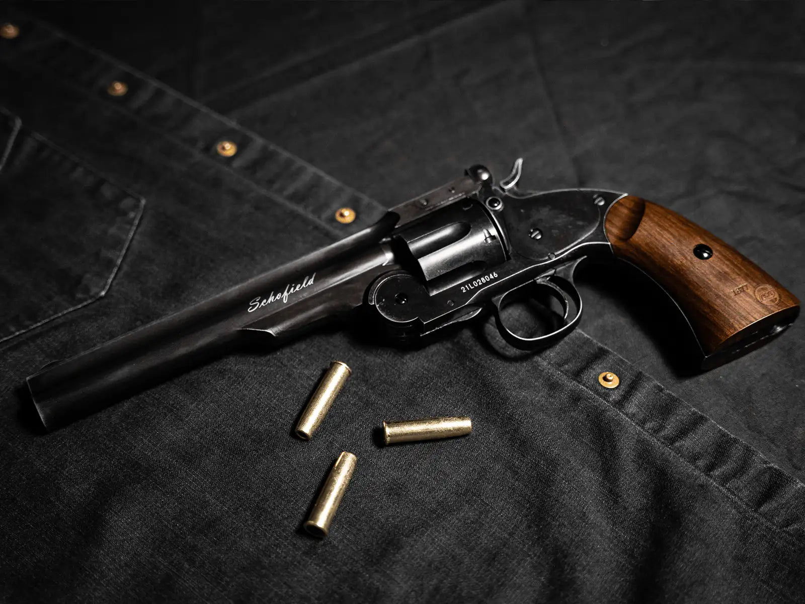 Revolver de Aire Comprimido CO₂ ASG Schofield – 6"
