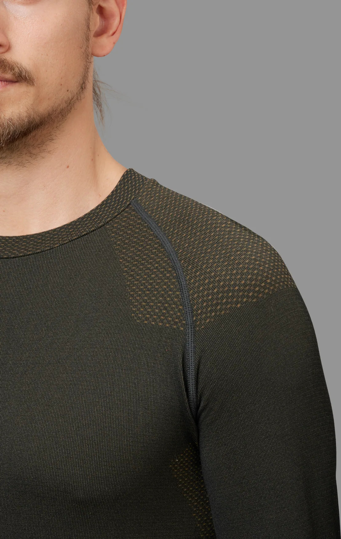 Camiseta Térmica Härkila Manga Larga Base Active Cuello Redondo