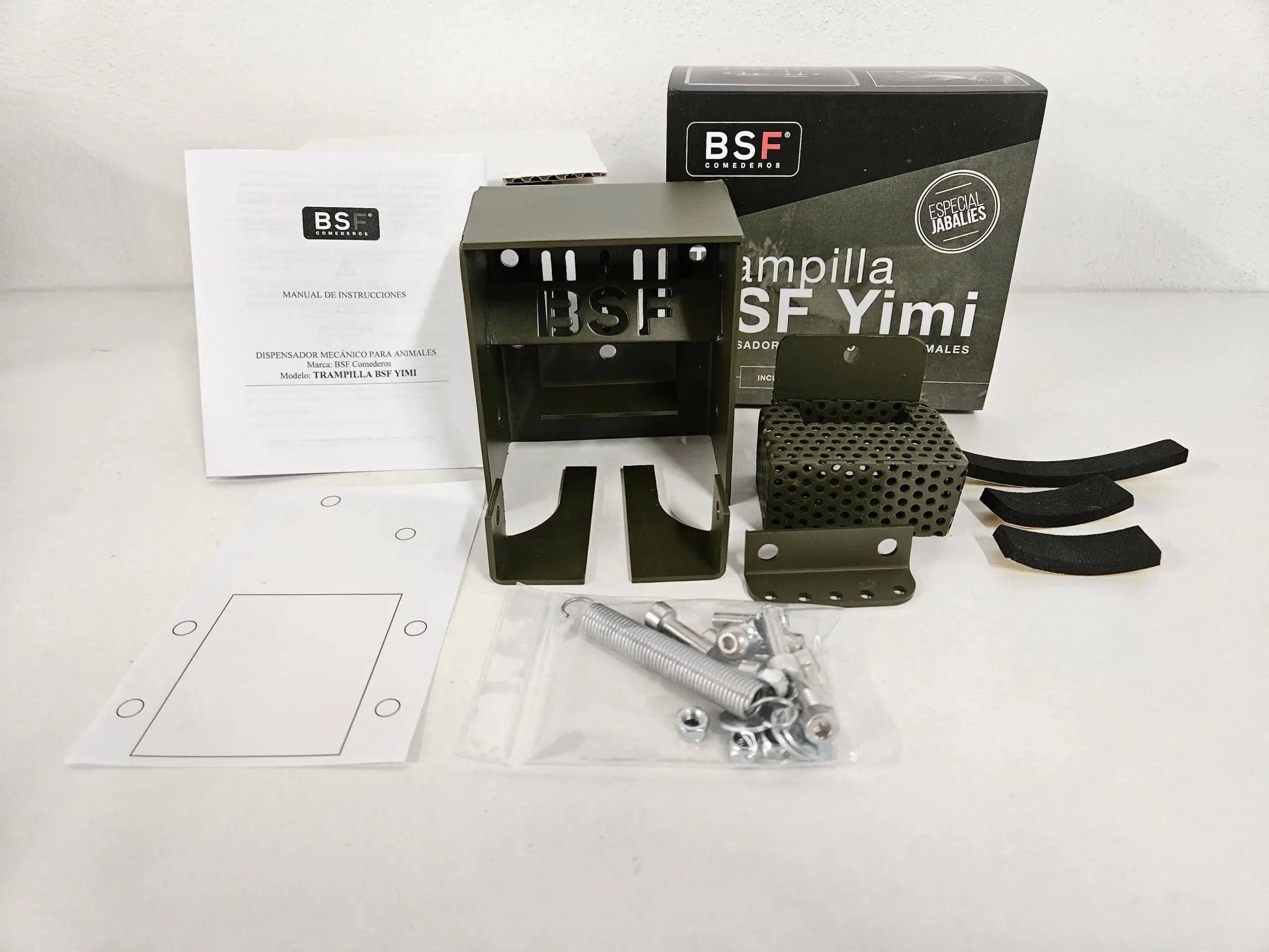 Dispensador Automático Trampilla BSF Yimi para Comedero