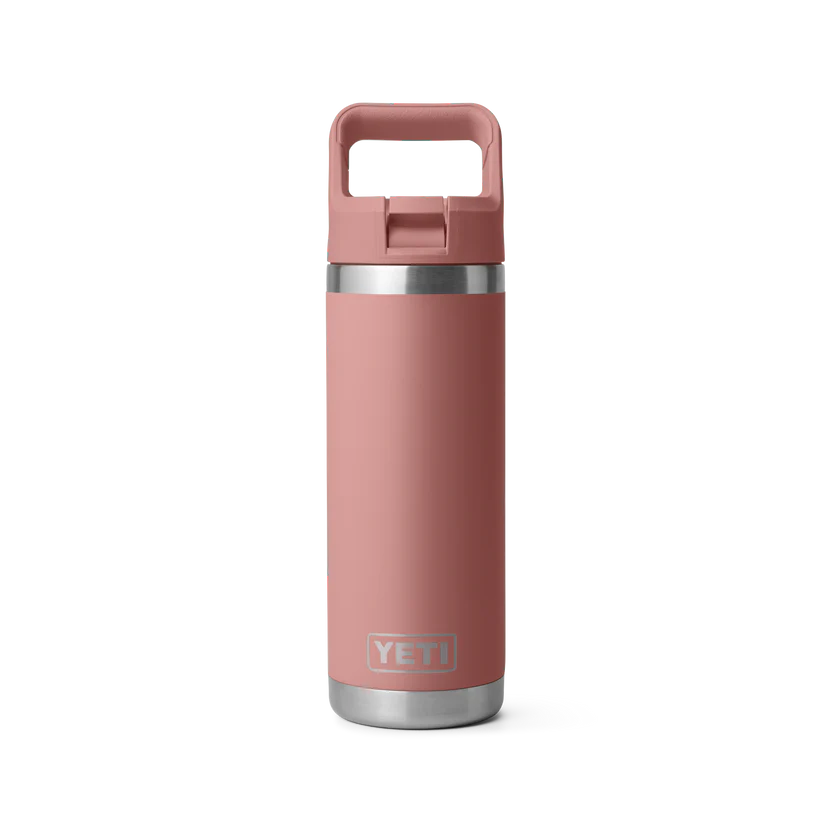 Botella YETI Rambler® Con Tapa de Paja del Mismo Color