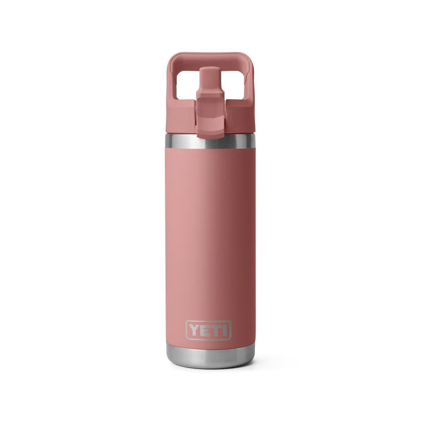 Botella YETI Rambler® Con Tapa de Paja del Mismo Color