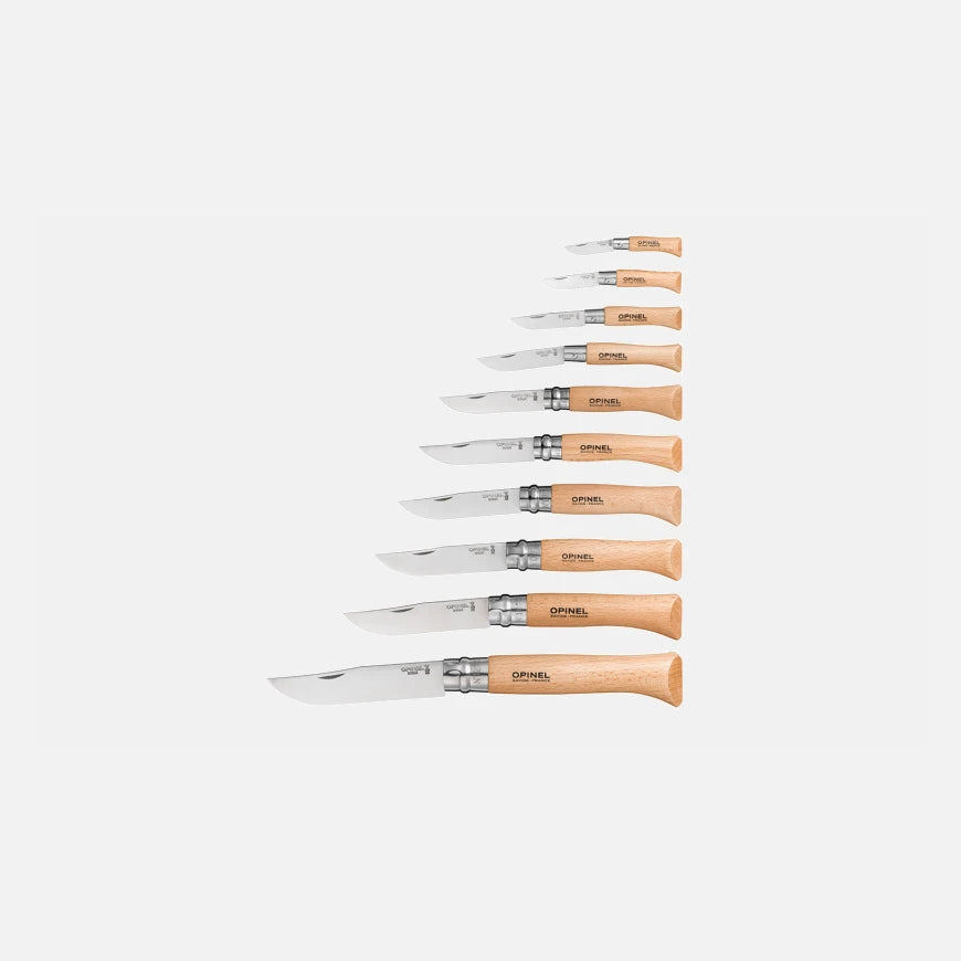 Colección 10 Navajas de Bolsillo Opinel Inox