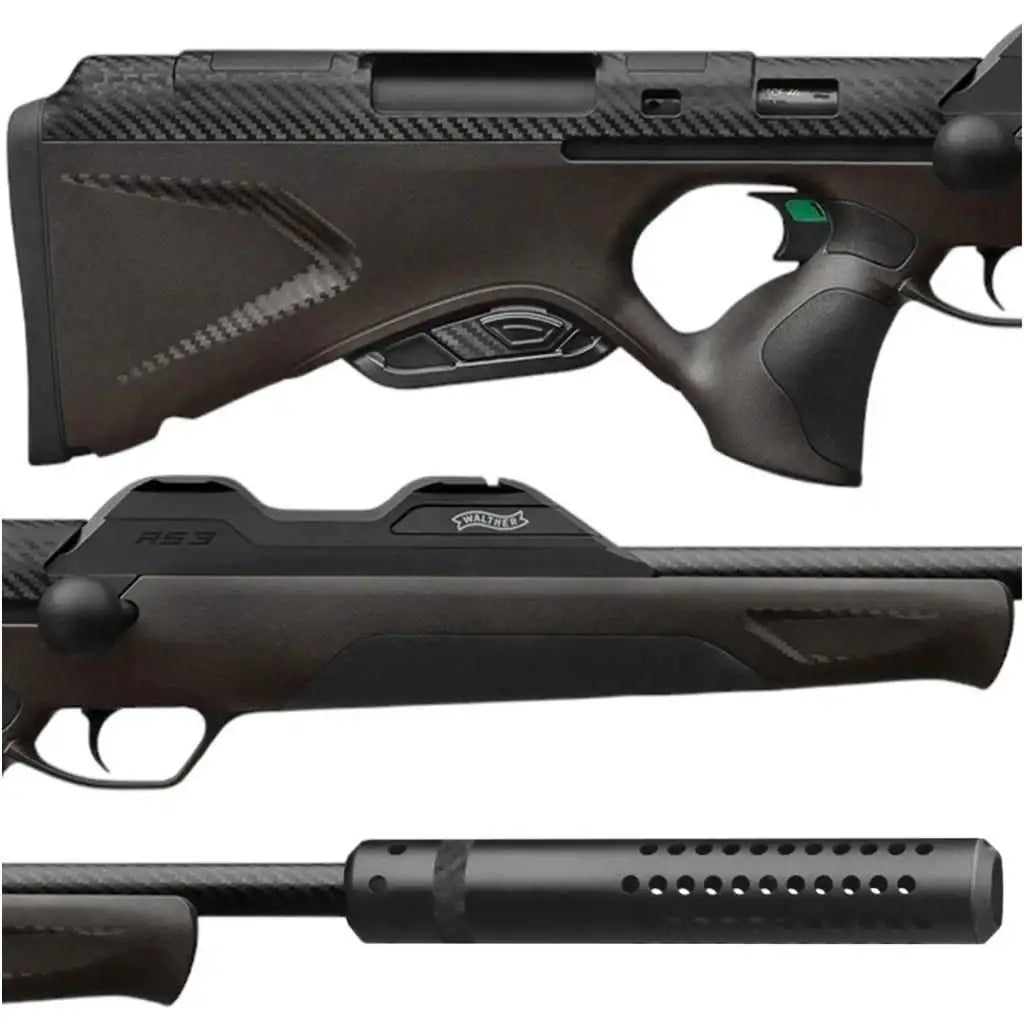 Rifle de Cerrojo Rectilíneo Walther RS3 Pro Chestnut