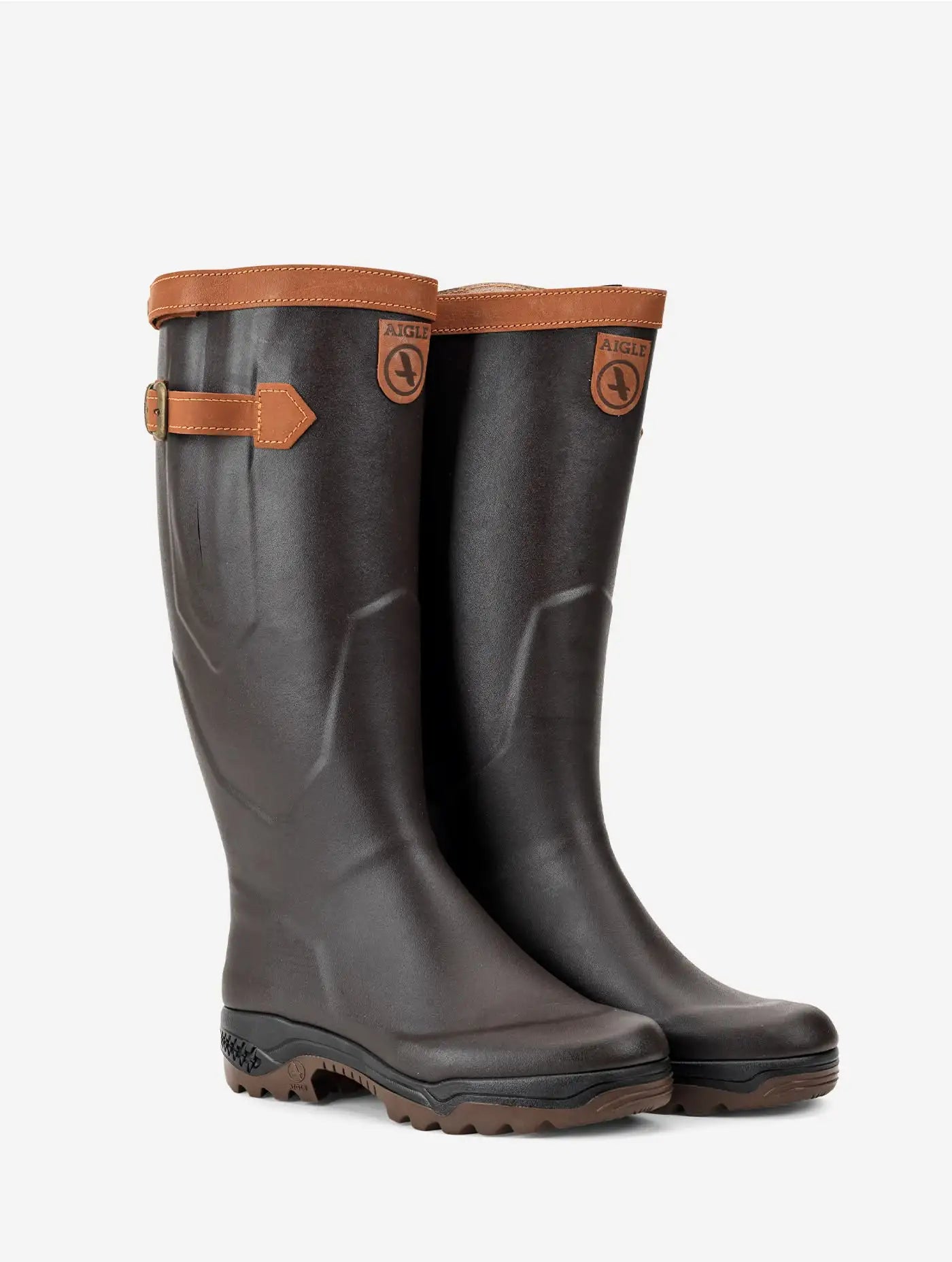 Botas de Agua Aigle Forradas de Cuero Parcours® 2 Signature Fuelle Piel