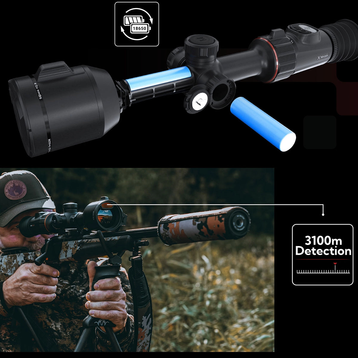 Visor Térmico Nocpix ACE con Telémetro Láser