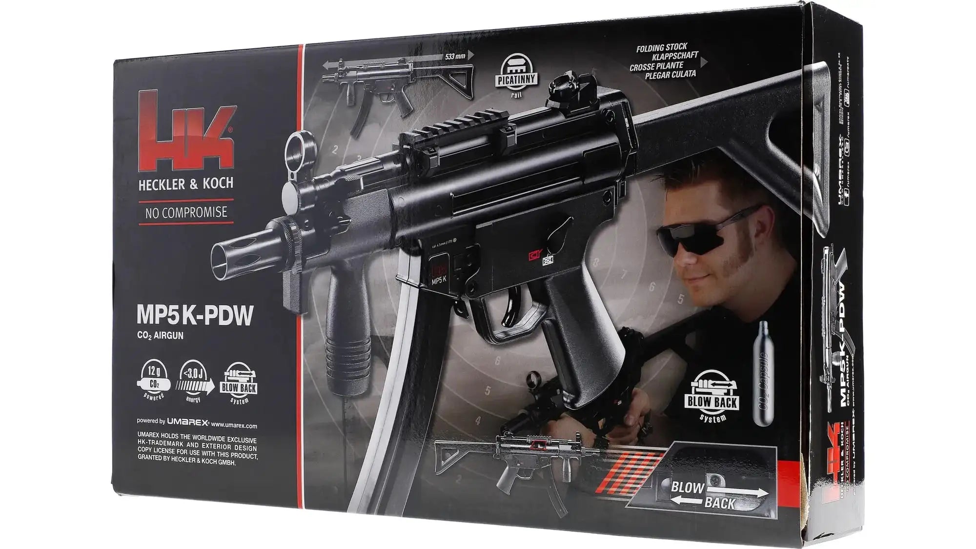 Subfusil Heckler & Koch MP5 K-PDW UMarex de CO₂