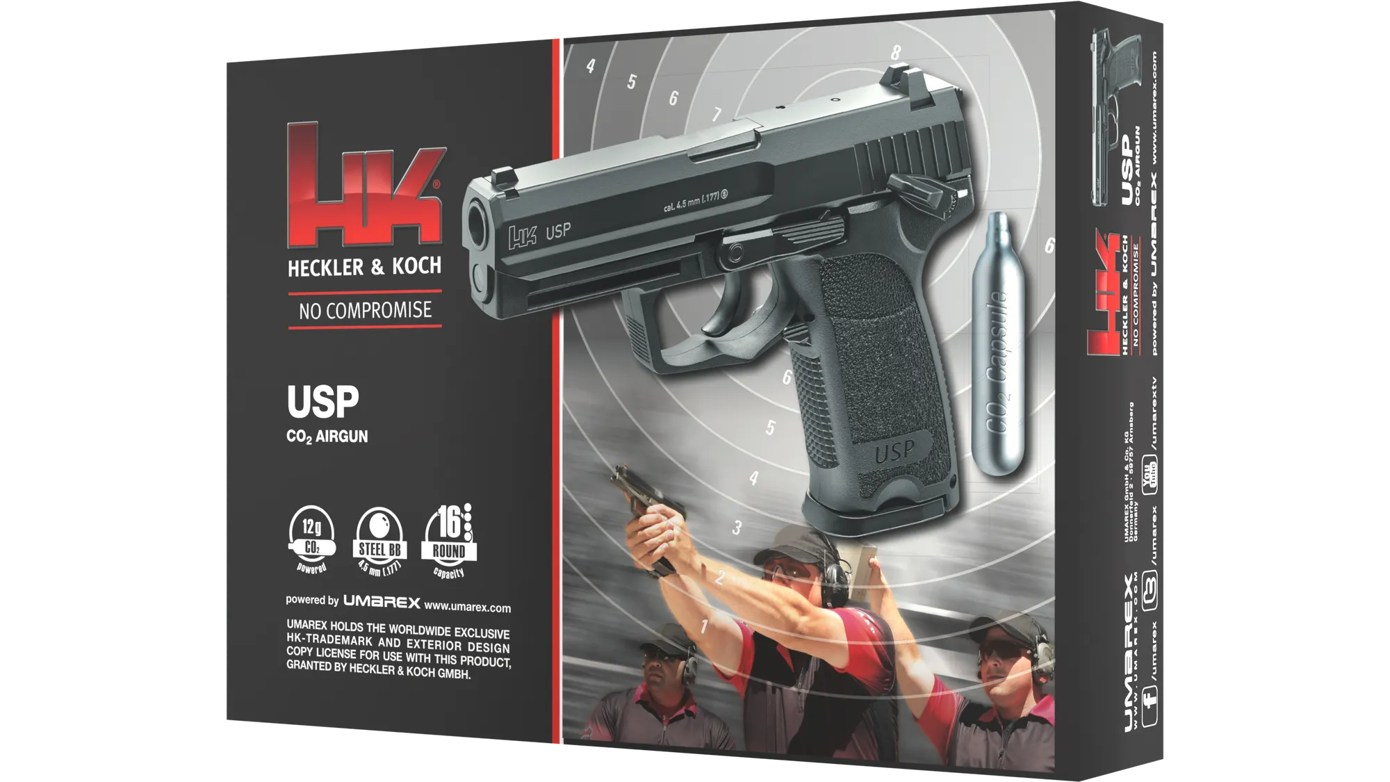 Pistola de Aire Comprimido Umarex Heckler & Koch USP