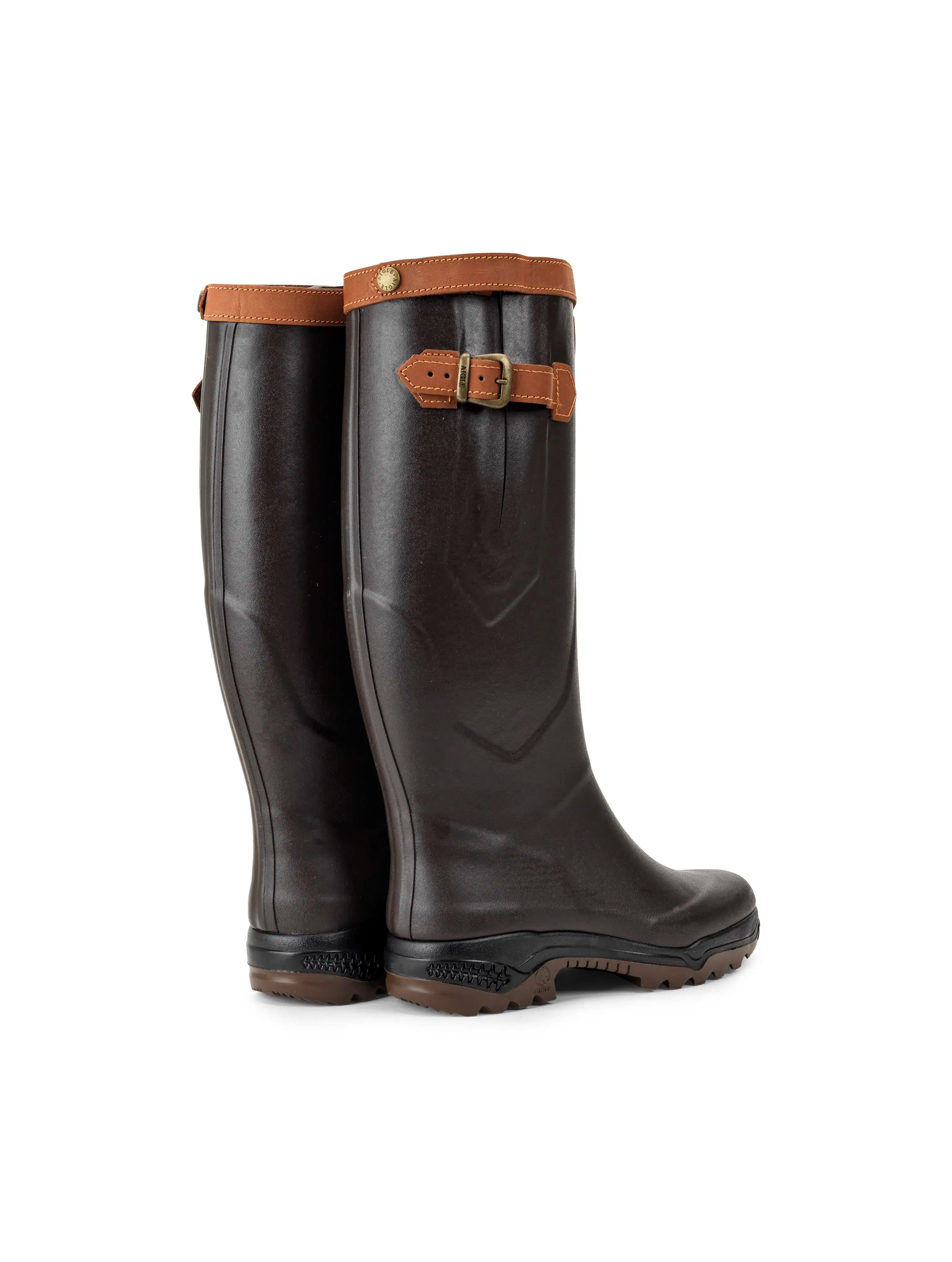 Botas de Agua Aigle Forradas de Cuero Parcours® 2 Signature Fuelle Piel