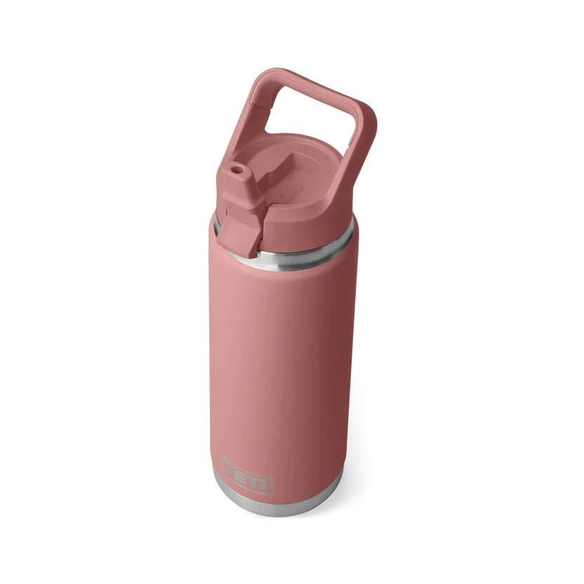Botella YETI Rambler® Con Tapa de Paja del Mismo Color