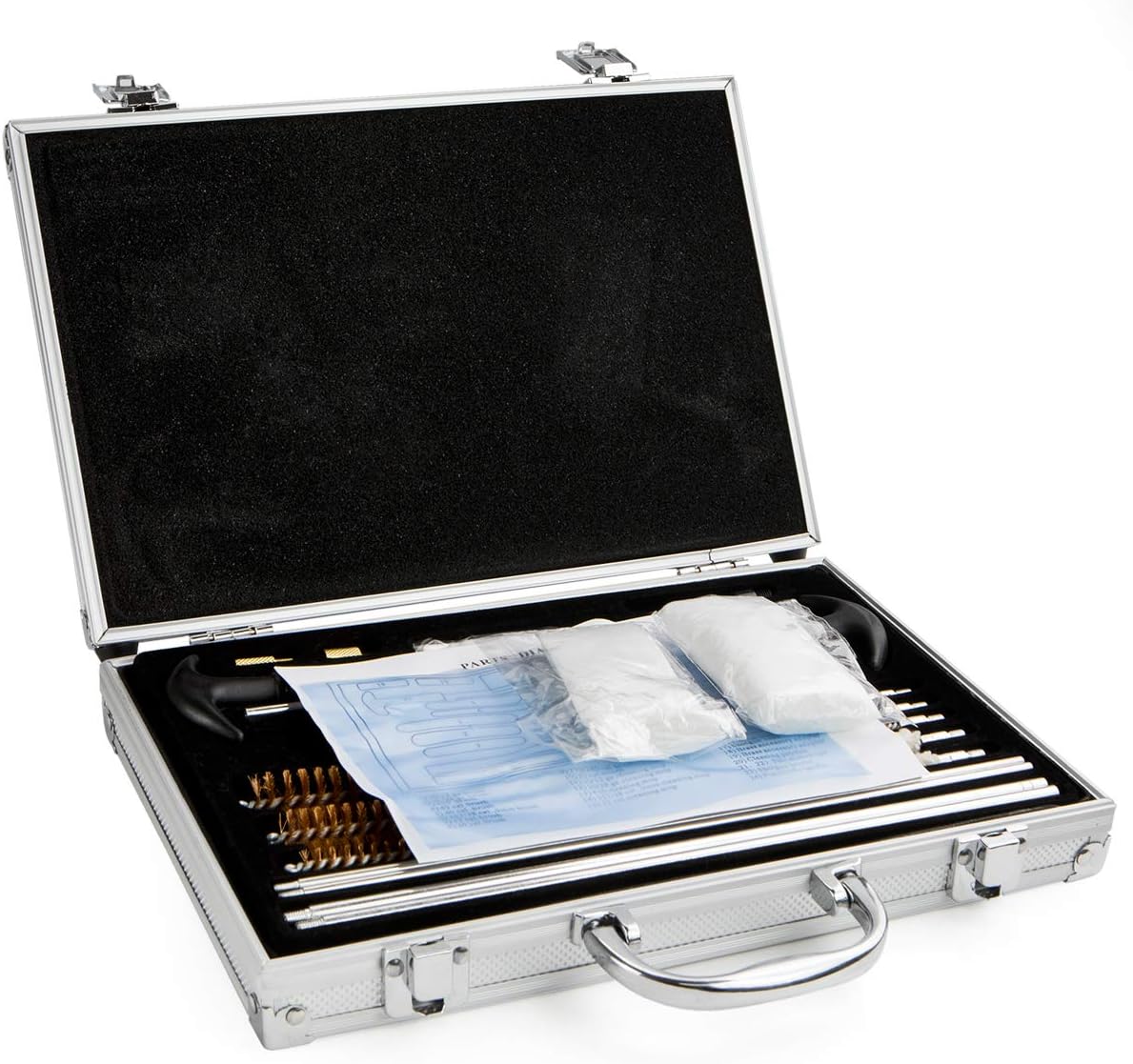 Kit de Limpieza Estuche de Aluminio Multicalibre