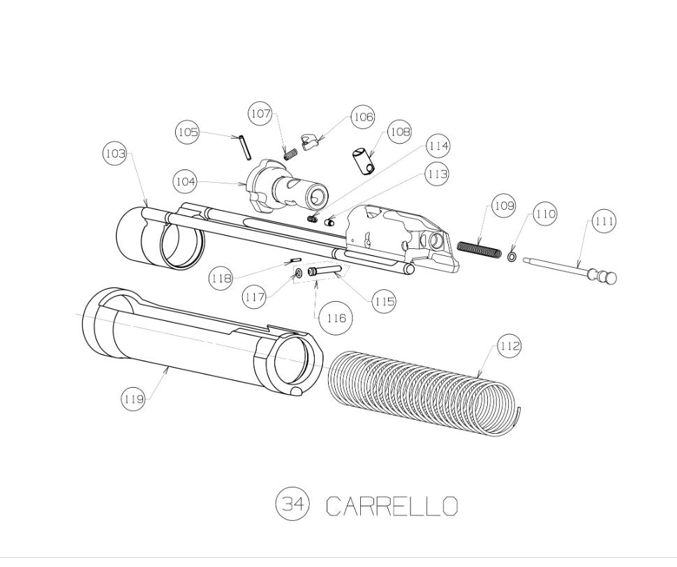 Piezas de Recambio para Escopeta Semiautomatica Beretta A400 Lite y A400 Xtreme