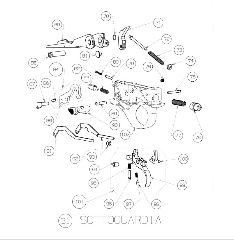 Piezas de Recambio para Escopeta Semiautomatica Beretta A400 Lite y A400 Xtreme