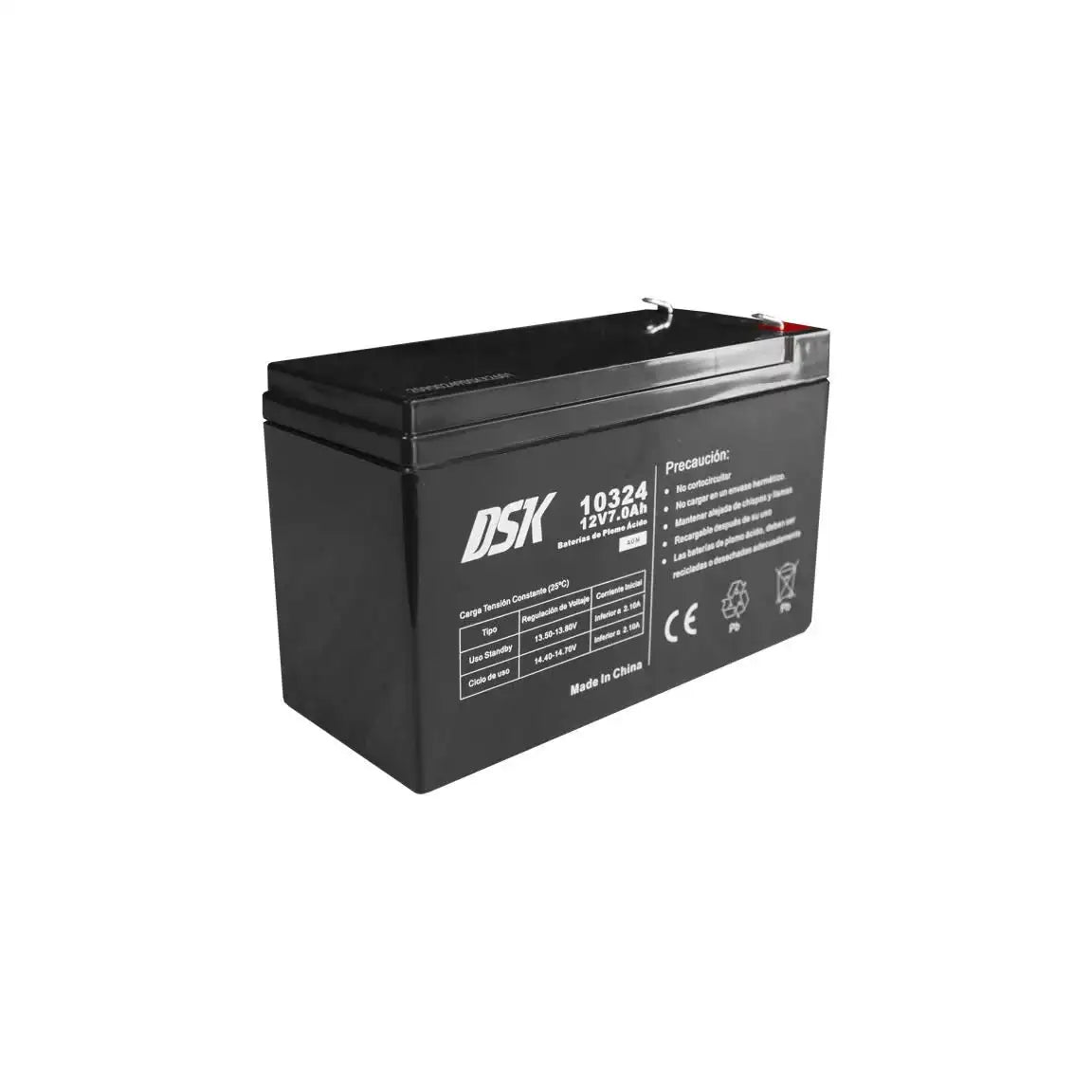 Batería DSK 12V 7Ah para Comederos Automáticos