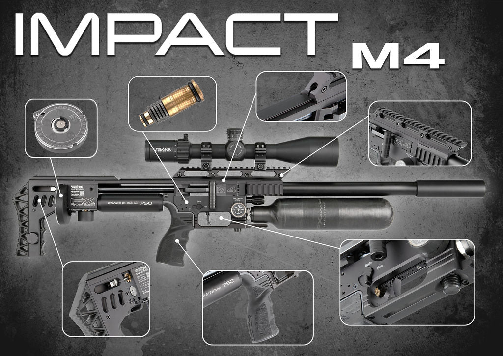 Carabina de Aire Comprimido FX PCP Impact M4