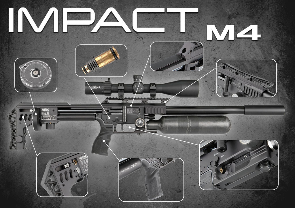 Carabina de Aire Comprimido FX PCP Impact M4