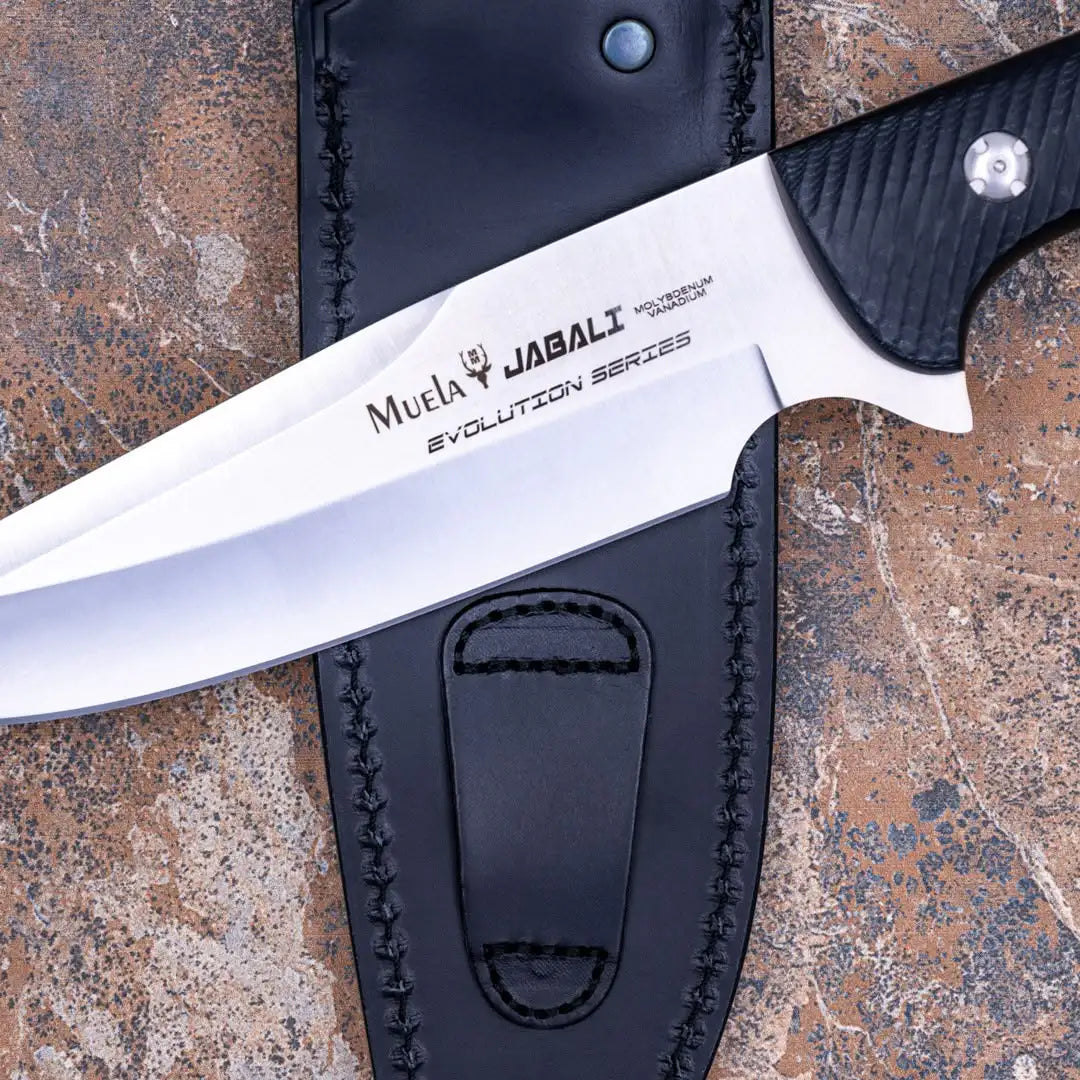 Cuchillo de Caza Muela Jabalí 17 Micarta