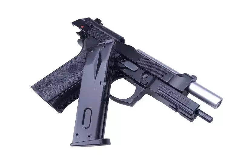 Pistola Airsoft de Gas KJ WORKS GBB M9 IA Full Metal