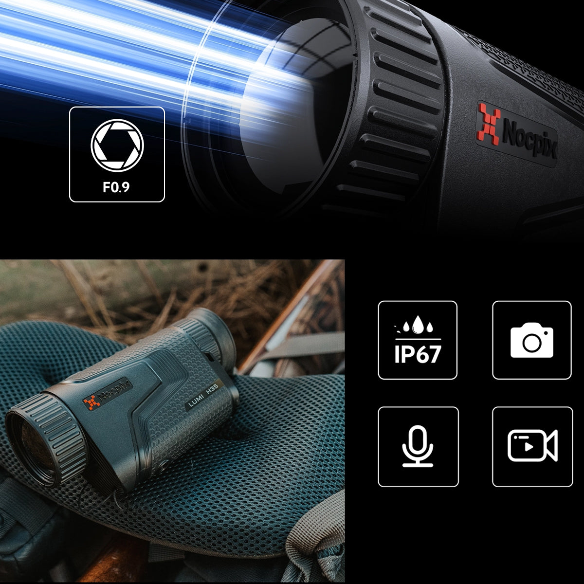 Monocular Térmico Nocpix LUMI de Bolsillo