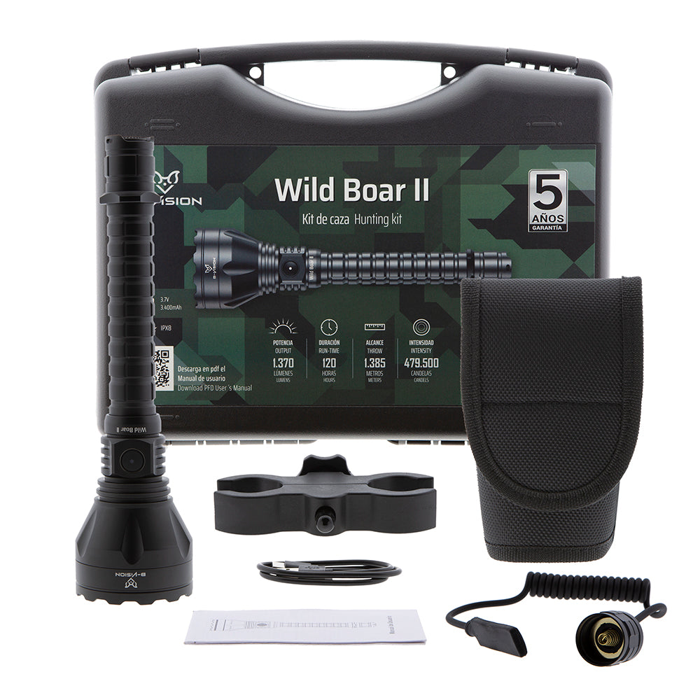 Linterna Kit de Caza Wild Boar II