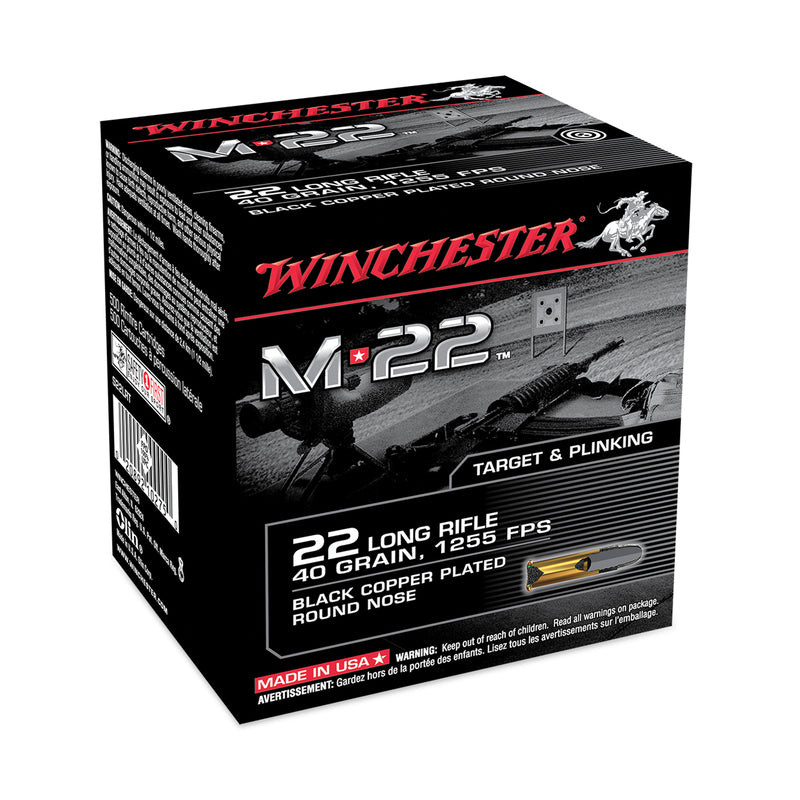 Munición Metálica de Percusión Anular Winchester M-22®