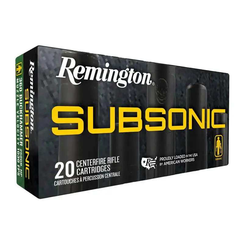 Munición Metálica Remington Subsonic