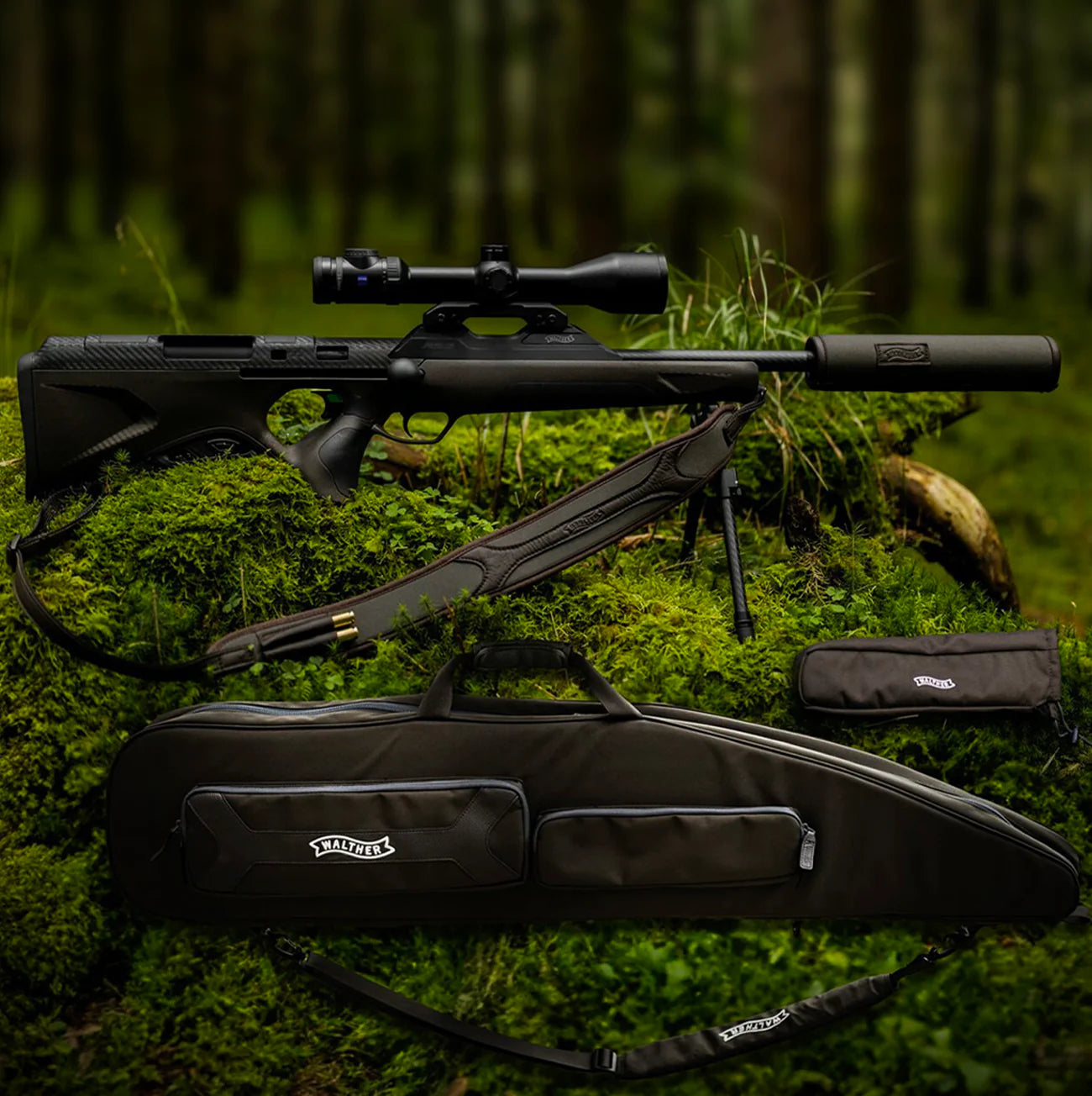 Rifle de Cerrojo Rectilíneo Walther RS3 Pro Chestnut
