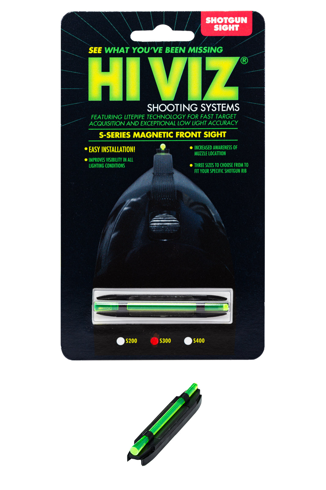 Punto de Mira HiViz® Magnética para Escopeta Serie S