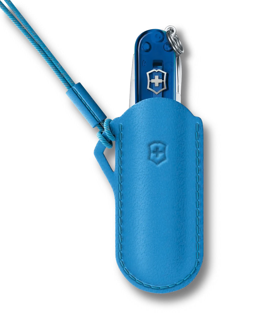 Funda de Piel Victorinox Classic SD con Cordón