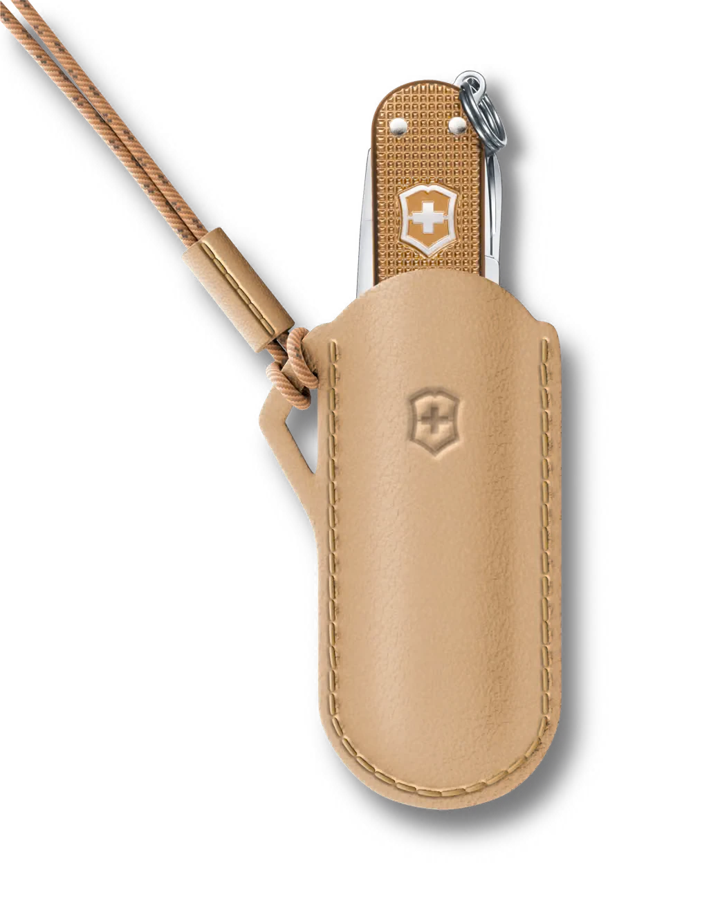 Funda de Piel Victorinox Classic SD con Cordón