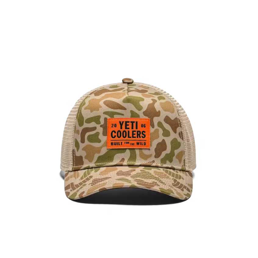 Gorra YETI Coolers® de Camionero de Camuflaje