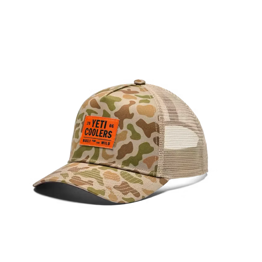 Gorra YETI Coolers® de Camionero de Camuflaje