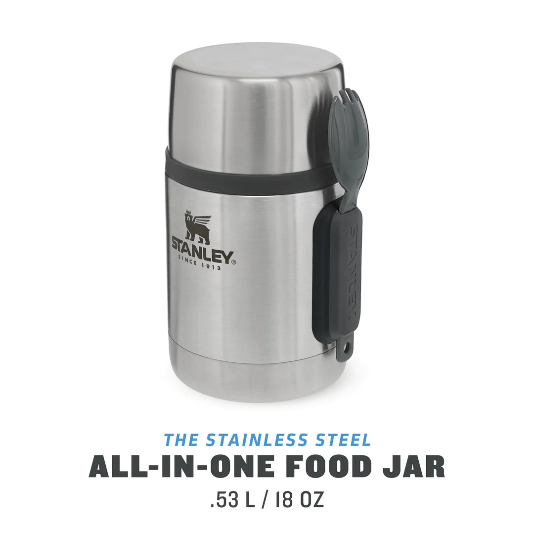 All-in-One Stainless Steel Food Jar | 0.53L