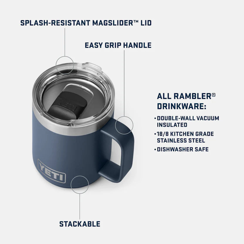La Taza Apilable YETI RAMBLER® con Tapa MAGSLIDER™