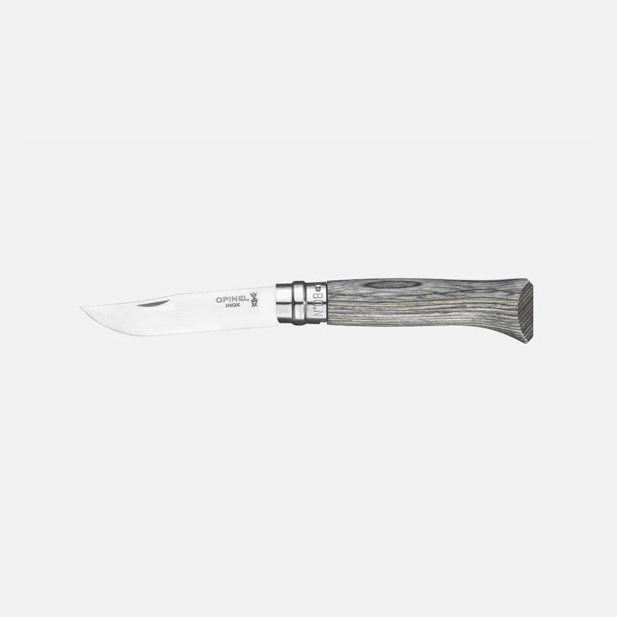 Navaja de Bolsillo Opinel N°08 Lujo Abedul Laminado