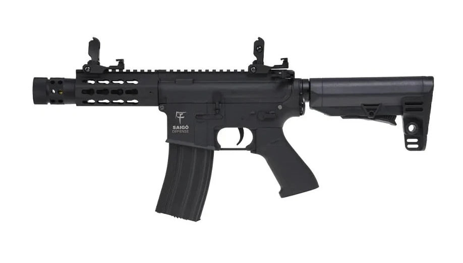 Fusil Airsoft Eléctrico Saigō Defense Kenji Short AEG Combo