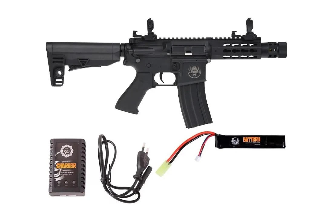 Fusil Airsoft Eléctrico Saigō Defense Kenji Short AEG Combo