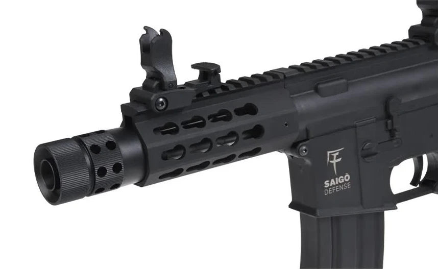 Fusil Airsoft Eléctrico Saigō Defense Kenji Short AEG Combo