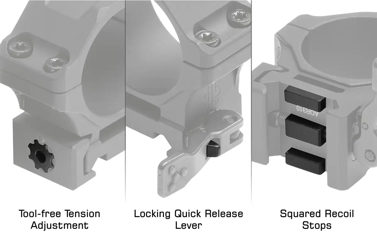 Juego de Anillas Rápidas UTG® Accu-Sync® QR