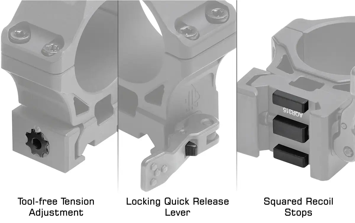 Juego de Anillas Rápidas UTG® Accu-Sync® QR