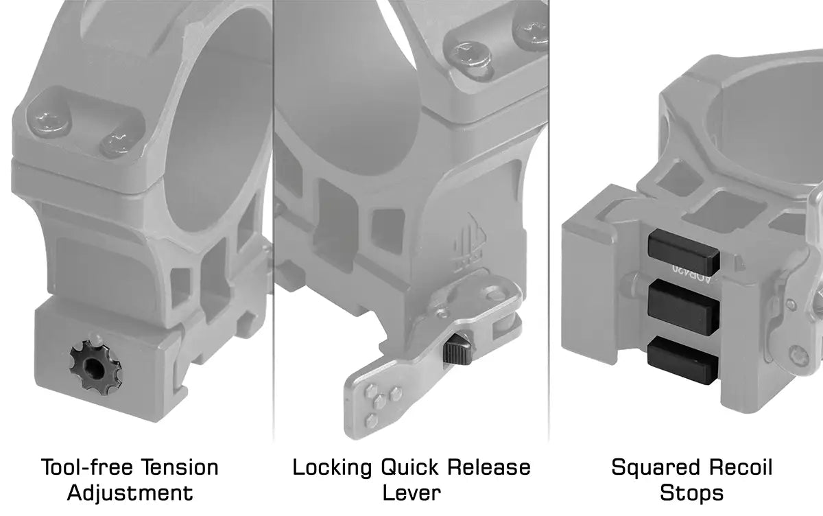 Juego de Anillas Rápidas UTG® Accu-Sync® QR