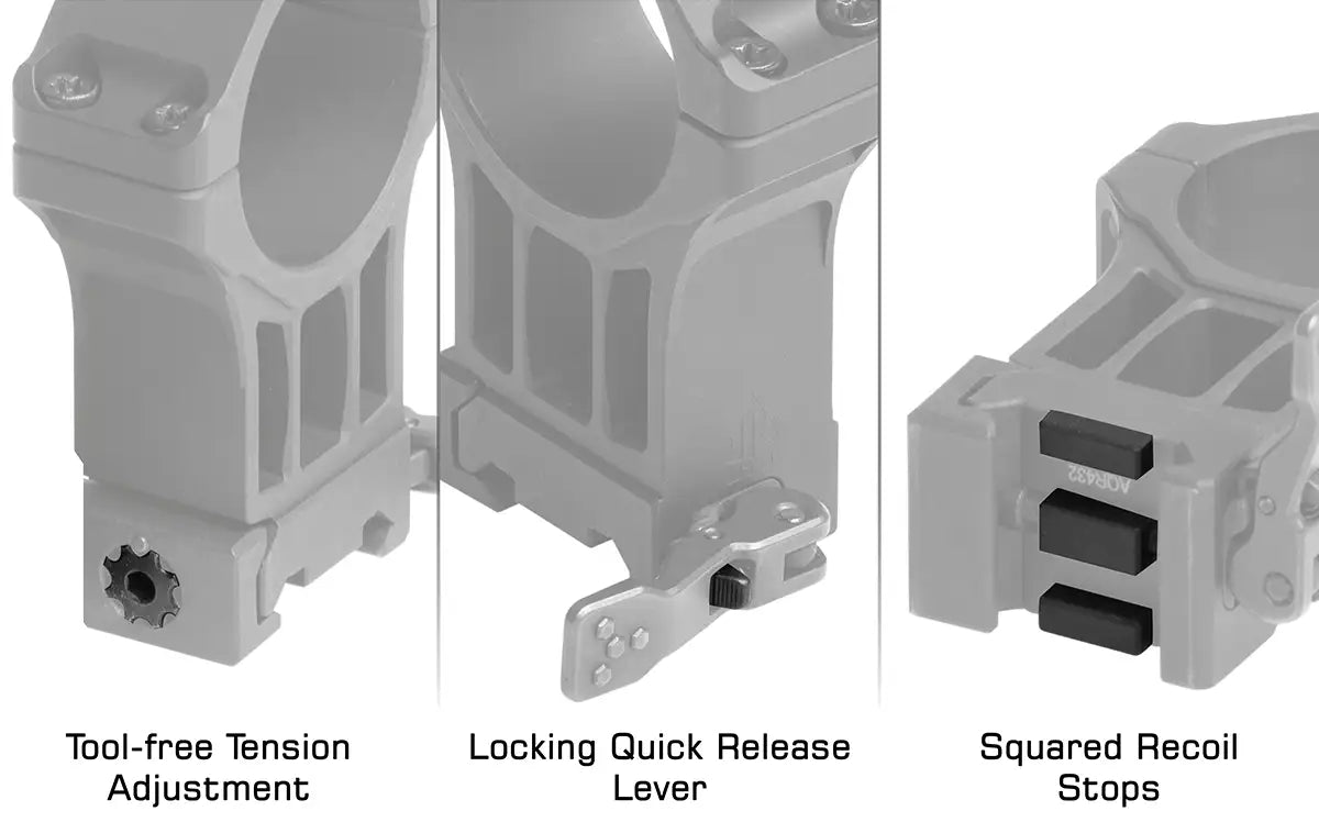 Juego de Anillas Rápidas UTG® Accu-Sync® QR