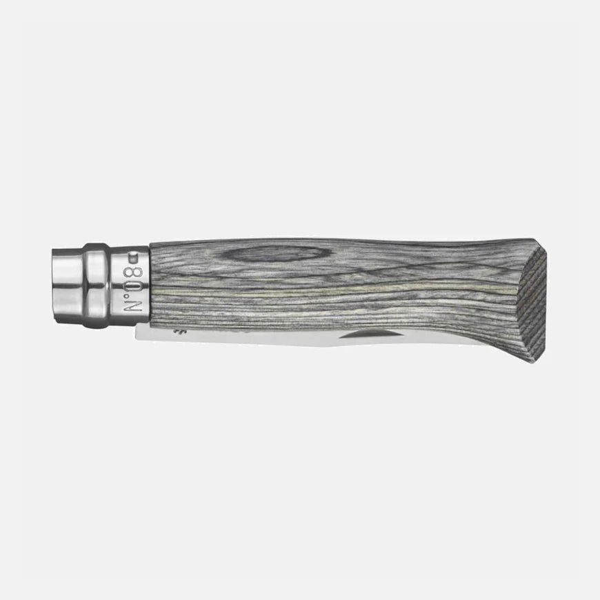 Navaja de Bolsillo Opinel N°08 Lujo Abedul Laminado