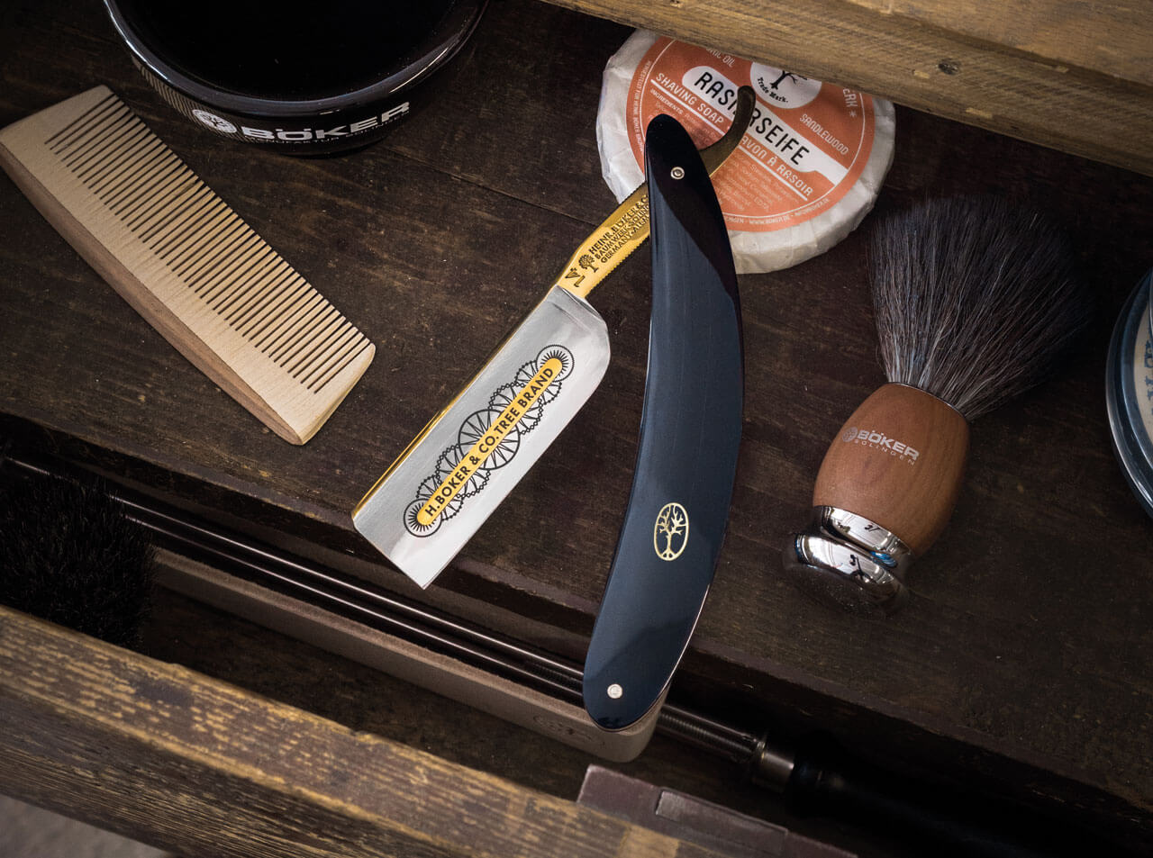 Navaja de Afeitar Böker Solingen 14er